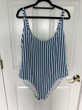 Old Navy Striped One Piece Bathing Suit
